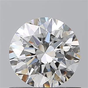 Picture of Natural Diamond 0.76 Carats, Round with Excellent Cut, H Color, VVS1 Clarity and Certified by GIA