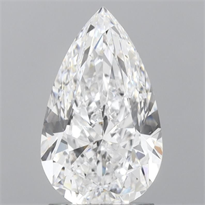 Picture of Natural Diamond 2.02 Carats, Pear with  Cut, D Color, VS2 Clarity and Certified by GIA