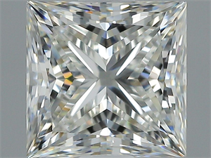 Picture of Natural Diamond 1.20 Carats, Princess with  Cut, J Color, VS1 Clarity and Certified by GIA