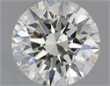 Natural Diamond 0.80 Carats, Round with Excellent Cut, K Color, VS1 Clarity and Certified by GIA