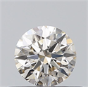 Natural Diamond 0.41 Carats, Round with Excellent Cut, K Color, VVS1 Clarity and Certified by GIA