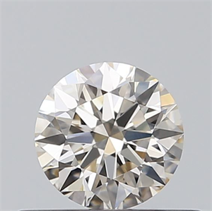 Picture of Natural Diamond 0.41 Carats, Round with Excellent Cut, K Color, VVS1 Clarity and Certified by GIA