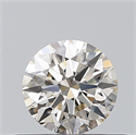 Diamante Natural 0.41 quilates, Redondo , Color K, claridad VVS1 y certificado GIA