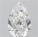 Natural Diamond 1.01 Carats, Pear with  Cut, D Color, VS2 Clarity and Certified by GIA