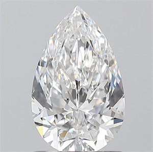 Picture of Natural Diamond 1.01 Carats, Pear with  Cut, D Color, VS2 Clarity and Certified by GIA