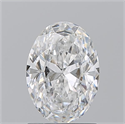 Natural Diamond 1.31 Carats, Oval with  Cut, E Color, SI1 Clarity and Certified by GIA
