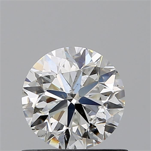 Picture of Natural Diamond 0.77 Carats, Round with Very Good Cut, I Color, SI2 Clarity and Certified by GIA