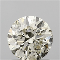 Diamante Natural 0.72 quilates, Redondo , Color K, claridad I1 y certificado IGI