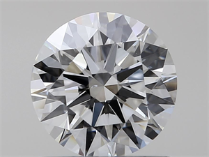 Picture of Natural Diamond 0.76 Carats, Round with Excellent Cut, G Color, VS2 Clarity and Certified by GIA