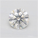Natural Diamond 0.57 Carats, Round with Excellent Cut, H Color, SI2 Clarity and Certified by IGI