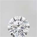 Lab Grown Diamond 1.09 Carats, Round with Ideal Cut, D Color, VVS2 Clarity and Certified by IGI