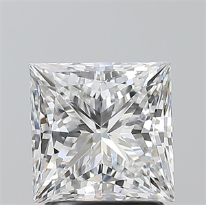 Foto Diamante Natural 2.01 quilates, Princesa , Color E, claridad SI2 y certificado GIA de