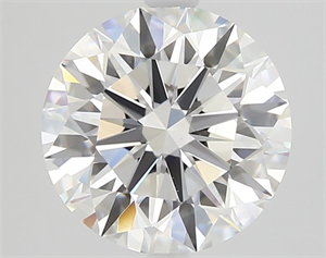 Picture of Natural Diamond 2.04 Carats, Round with Excellent Cut, E Color, VS1 Clarity and Certified by GIA