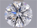 Lab Grown Diamond 1.03 Carats, Round with Excellent Cut, D Color, VVS1 Clarity and Certified by IGI
