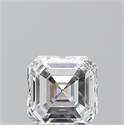 Natural Diamond 1.05 Carats, Asscher with  Cut, F Color, VVS1 Clarity and Certified by GIA