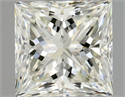 Natural Diamond 1.03 Carats, Princess with  Cut, J Color, VVS2 Clarity and Certified by GIA