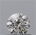Natural Diamond 0.41 Carats, Round with Excellent Cut, F Color, IF Clarity and Certified by GIA