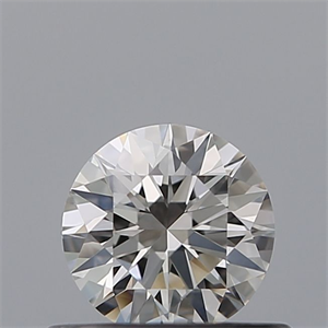 Picture of Natural Diamond 0.41 Carats, Round with Excellent Cut, F Color, IF Clarity and Certified by GIA