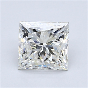 Picture of Natural Diamond 1.51 Carats, Princess with  Cut, J Color, VS2 Clarity and Certified by GIA