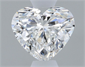 Natural Diamond 0.40 Carats, Heart with  Cut, G Color, VVS1 Clarity and Certified by GIA