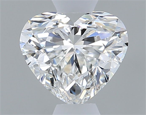 Picture of Natural Diamond 0.40 Carats, Heart with  Cut, G Color, VVS1 Clarity and Certified by GIA