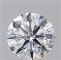 Natural Diamond 0.80 Carats, Round with Excellent Cut, E Color, VVS2 Clarity and Certified by GIA