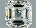 Natural Diamond 1.00 Carats, Asscher with  Cut, K Color, VS1 Clarity and Certified by IGI