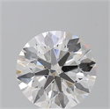 Lab Grown Diamond 7.38 Carats, Round with Ideal Cut, H Color, VS1 Clarity and Certified by IGI