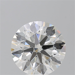 Picture of Lab Grown Diamond 7.38 Carats, Round with Ideal Cut, H Color, VS1 Clarity and Certified by IGI