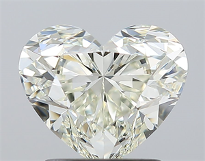 Picture of Natural Diamond 1.70 Carats, Heart with  Cut, J Color, VVS2 Clarity and Certified by IGI