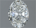 Natural Diamond 1.50 Carats, Oval with  Cut, G Color, SI1 Clarity and Certified by IGI