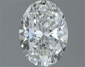 Picture of Natural Diamond 1.50 Carats, Oval with  Cut, G Color, SI1 Clarity and Certified by IGI