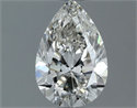 Natural Diamond 0.70 Carats, Pear with  Cut, J Color, SI1 Clarity and Certified by GIA
