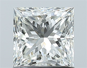Picture of Natural Diamond 1.00 Carats, Princess with  Cut, I Color, VVS2 Clarity and Certified by GIA