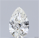 Natural Diamond 0.70 Carats, Pear with  Cut, H Color, VS1 Clarity and Certified by IGI