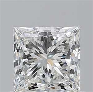 Picture of Natural Diamond 0.90 Carats, Princess with  Cut, I Color, VVS2 Clarity and Certified by GIA