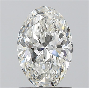 Picture of Natural Diamond 1.00 Carats, Oval with  Cut, G Color, VVS2 Clarity and Certified by GIA