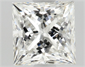 Natural Diamond 0.80 Carats, Princess with  Cut, G Color, VS2 Clarity and Certified by GIA