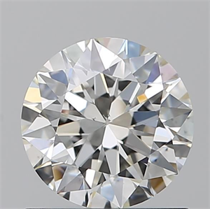 Picture of Natural Diamond 0.90 Carats, Round with Excellent Cut, H Color, SI1 Clarity and Certified by GIA
