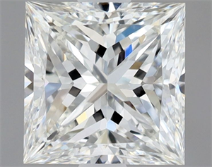 Foto Diamante Natural 0.90 quilates, Princesa , Color G, claridad VVS2 y certificado GIA de