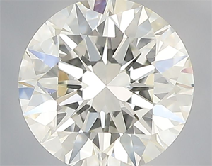 Picture of Natural Diamond 0.71 Carats, Round with Excellent Cut, J Color, VVS2 Clarity and Certified by GIA