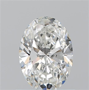 Picture of Natural Diamond 0.70 Carats, Oval with  Cut, G Color, SI1 Clarity and Certified by GIA