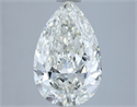Natural Diamond 2.51 Carats, Pear with  Cut, I Color, SI1 Clarity and Certified by IGI