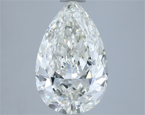Picture of Natural Diamond 2.51 Carats, Pear with  Cut, I Color, SI1 Clarity and Certified by IGI