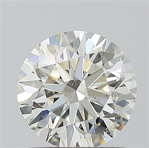 Foto Diamante Natural 1.01 quilates, Redondo , Color J, claridad SI2 y certificado GIA de