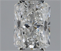 Natural Diamond 0.62 Carats, Radiant with  Cut, F Color, IF Clarity and Certified by GIA