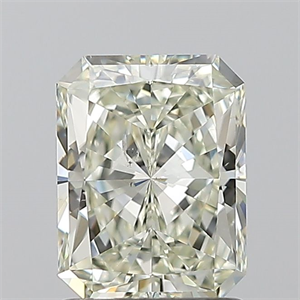 Picture of Natural Diamond 1.50 Carats, Radiant with  Cut, L Color, SI2 Clarity and Certified by GIA