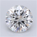Del inventario de diamantes de laboratorio, 2.75 quilates, Redondo , Color F, claridad VVS2 y certificado IGI