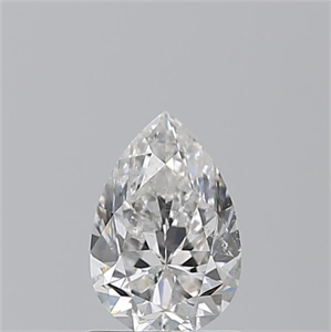 Picture of Natural Diamond 0.90 Carats, Pear with  Cut, E Color, SI2 Clarity and Certified by GIA