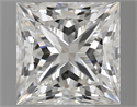 Natural Diamond 1.00 Carats, Princess with  Cut, J Color, VS1 Clarity and Certified by GIA